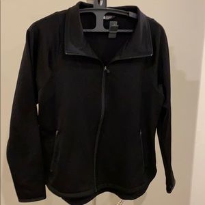 North Face black jacket with light fleece lining